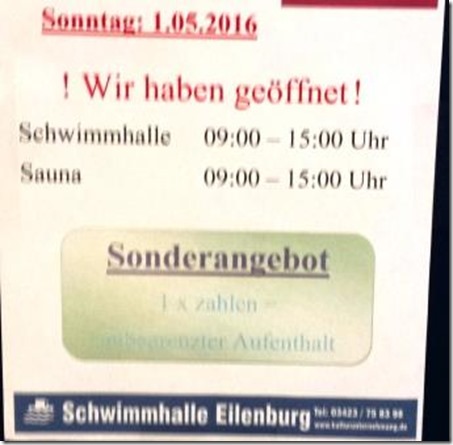 Schwimmhallenangebot